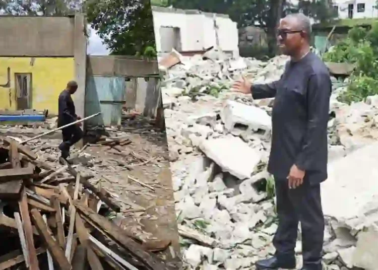 Demolition Of Obi Family Property In Lagos
