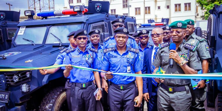 IGP Unveils 40 Armoured Vehicles