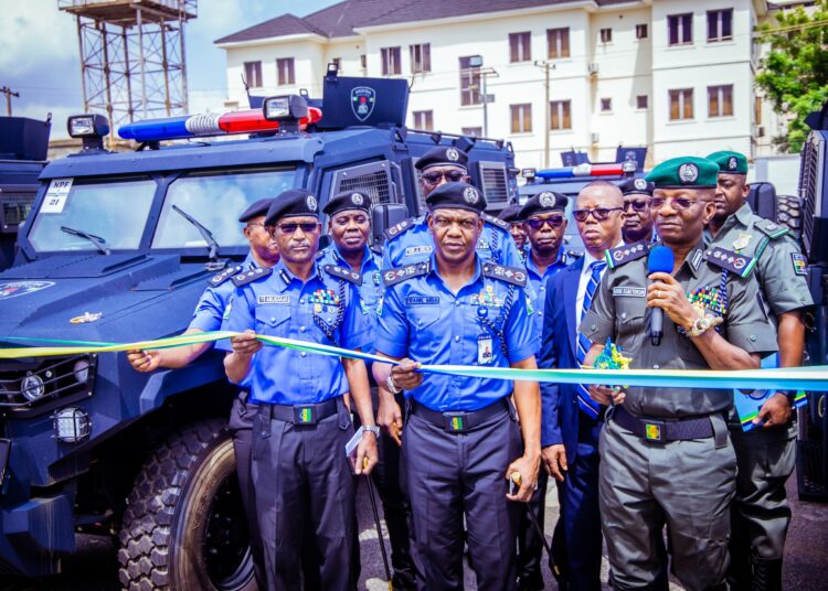 IGP Unveils 40 Armoured Vehicles