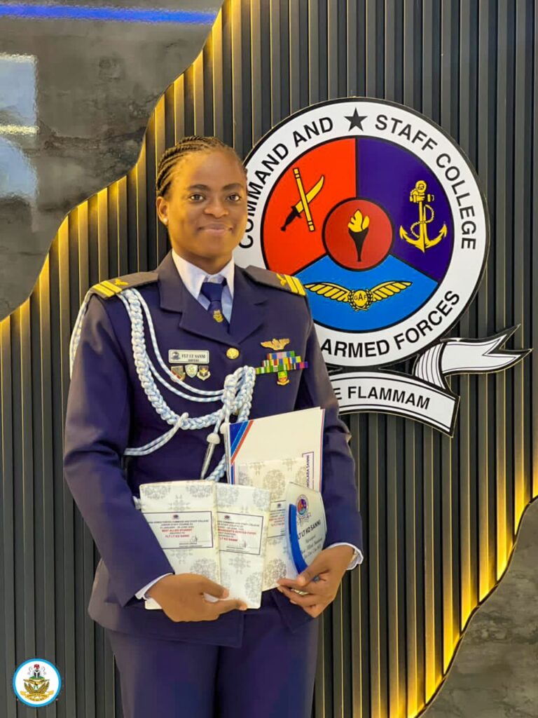 Nigeria's First Female Fighter Pilot Wins Top Awards In Ghana
