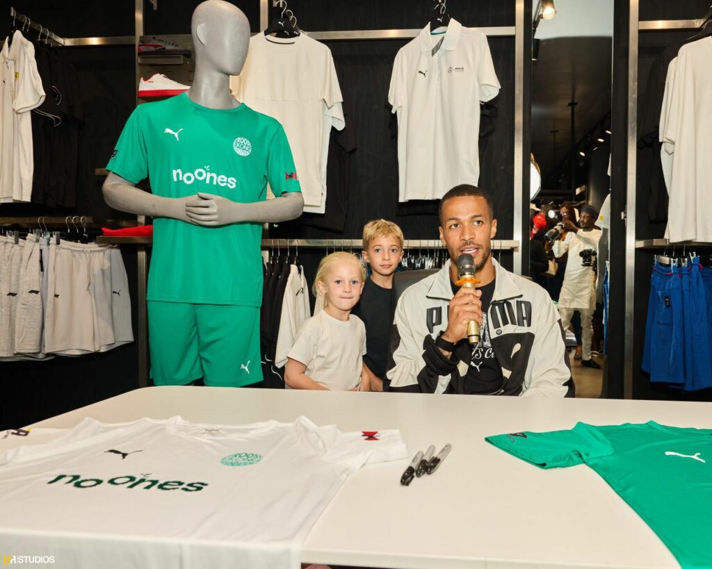 Football Fans Throng Lagos Mall To Meet Troost-Ekong Ahead Of Charity Game
