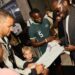 PICTORIAL: Football Fans Throng Lagos Mall To Meet Troost-Ekong Ahead Charity Game
