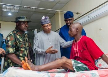 Plateau Mob Action: Gov Sani Visits Survivors At Army Reference Hospital In Kaduna