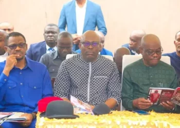 Wike, Fubara, Amaewhule Make Public Appearance Together