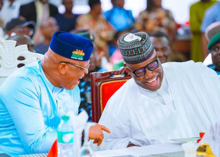 Akpabio Urges Calm As Tinubu Receives Gov Eno
