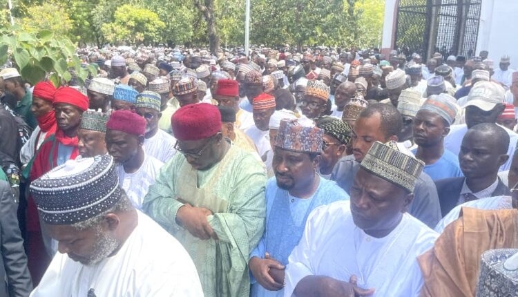 PICTORIAL: Mammoth Crowd Attends Ga'ib Funeral Prayer For Late Dantata In Kano 1 e5c634d8 91c3 43a3 b835 3b3494abc7ea
