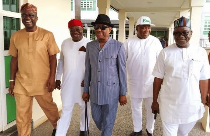 G-5 'Saved Nigeria From Crisis', Says Wike At PDP Stakeholders Meeting In Abuja 1 g5