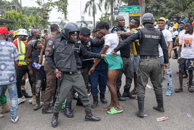Lagos Taskforce Busts Drug Peddlers' Hideouts, Nabs 19 Suspects 1 lagos task force on drugs