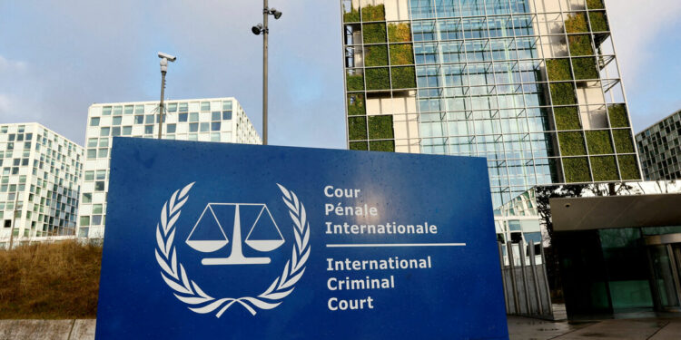 FILE PHOTO: A general view of the International Criminal Court in The Hague, Netherlands, March 12, 2025. REUTERS/Wolfgang Rattay/File Photo