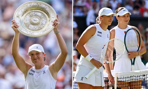 Tennis: Swiatek Defeat Anisimova To Win Maiden Wimbledon Title 1 37 6