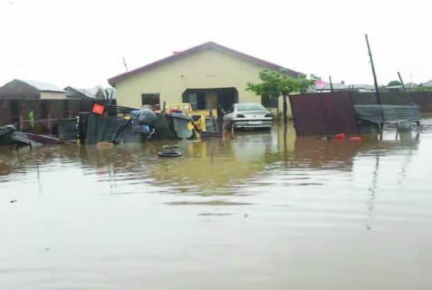 Adamawa Flood: Minister Donates Relief Materials 1 Adamawa flood