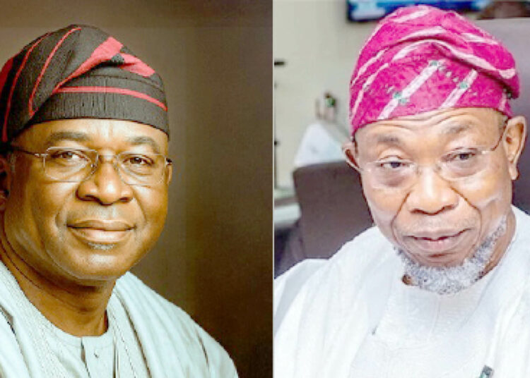 Akume (l), Aregbesola
