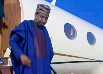 DSP Barau, Ganduje, Others Arrive Madina For Dantata’s Burial
