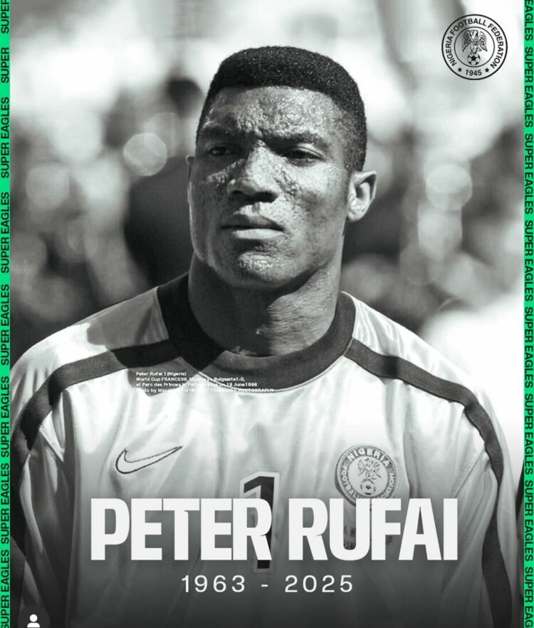 Peter rufai dies