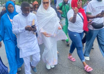 JUST-IN: Senator Natasha Arrives NASS Amid Tight Security