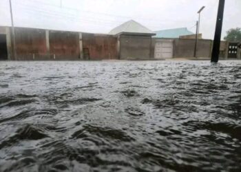 Flood: 8 Buildings Collapse, Graveyard Submerged In Borno