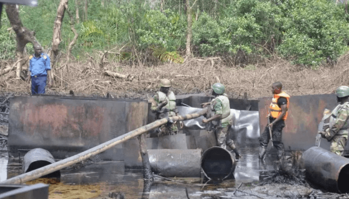 Oil Theft: Army Vows To Restore Nigeria's 2mbpd Output 1 Oil Theft