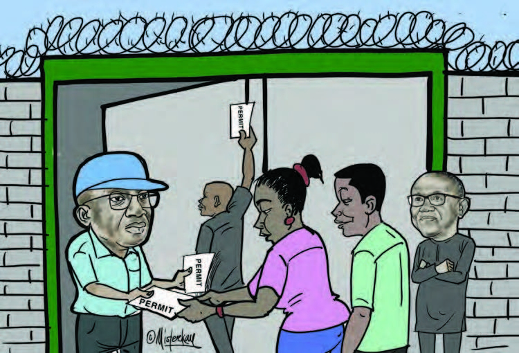 Entry Permit: Gatekeepers, Emperors, And The Politics Of Control 1 Okpebholo peter obi cartoon