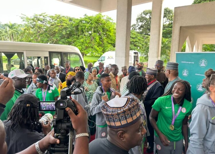Tinubu Hosts Victorious Super Falcons