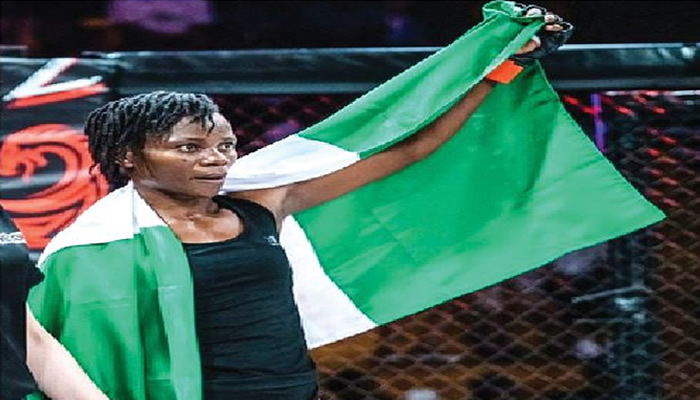 Nigerian Police Corporal Eyes MMA History 1 UKAH