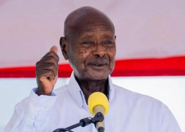 Ugandan President Yoweri Museveni.