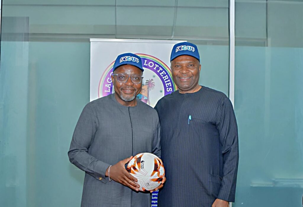 1XBET Cup 2025: Organisers Pay Courtesy Visit To Lagos Lottery Board