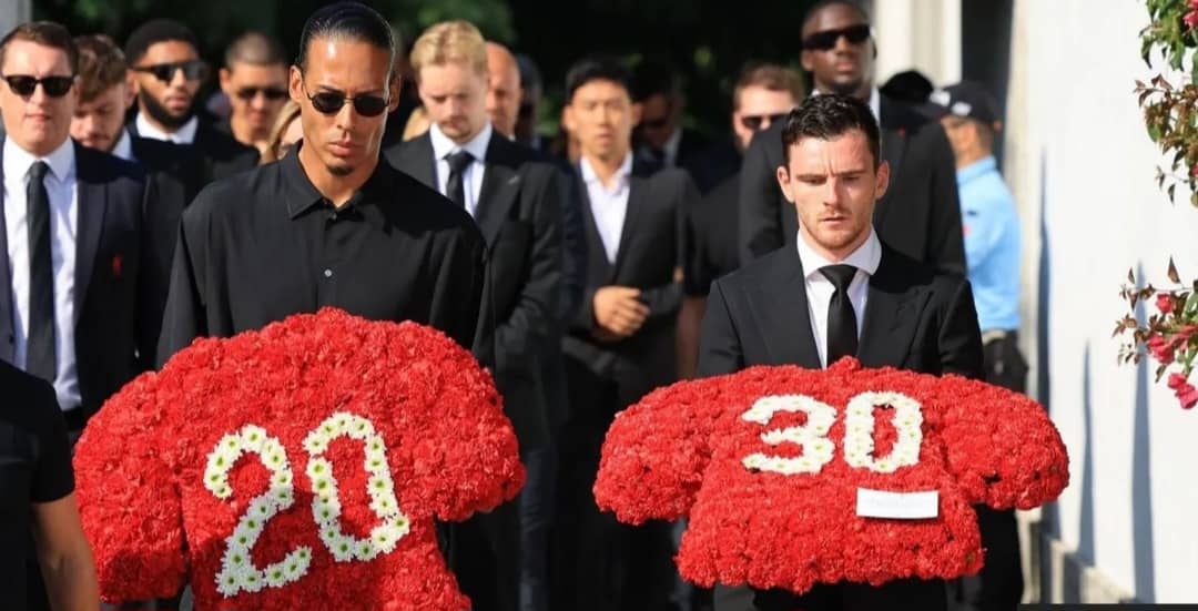 Liverpool Stars Honour Diogo Jota, André Silva At Funeral In Portugal