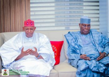 PICTORIAL: Atiku Visits Kano To Mourn Death Of Dantata