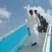 PICTORIAL: Niger Republic’s PM, Delegates Arrive Katsina For Buhari’s Funeral