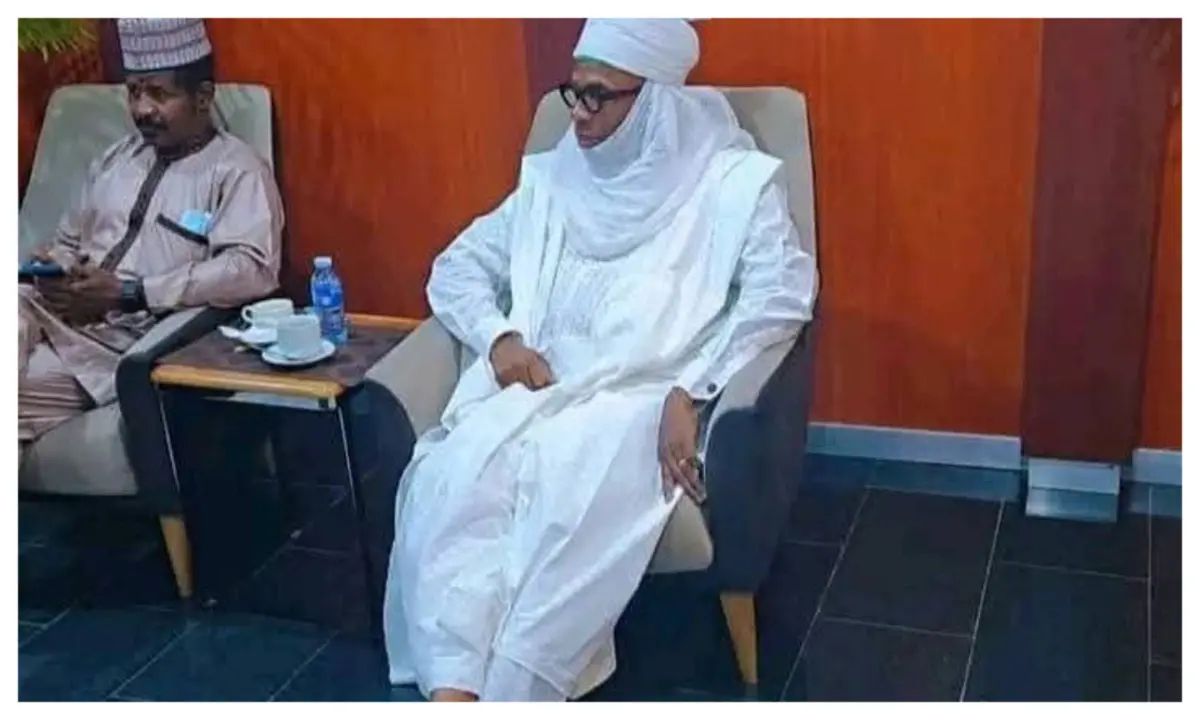 PICTORIAL: Buhari’s Ex-Minister Amaechi Storms Daura In Traditional Regalia