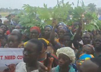 Women Protest Destruction Of Farms By Herdsmen ln Delta