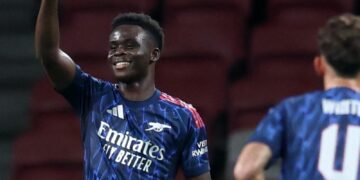 Saka Scores As Arsenal Beats Milan In Pre-season Opener