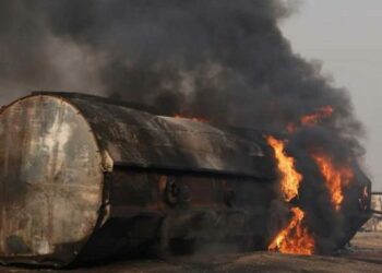 Fire Guts Petrol Tanker, Other Vehicles In Oyo Crash