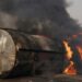 Fire Guts Petrol Tanker, Other Vehicles In Oyo Crash
