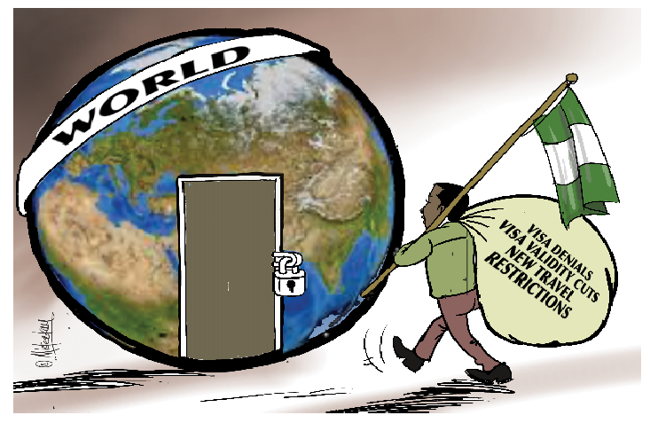 Is The World Shutting Its Door To Nigeria? 1 visa ban for nigerians