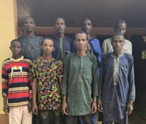 PICTORIAL: 25 Family Members Of ISWAP Fighters Surrender In Borno 9 25 Family Members Of ISWAP Fighters Surrender In Borno4
