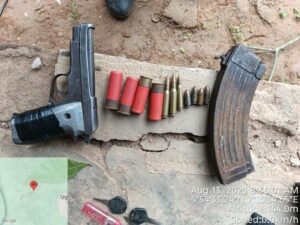 PICTORIAL: 25 Family Members Of ISWAP Fighters Surrender In Borno 3 25 Family Members Of ISWAP Fighters Surrender In Borno8