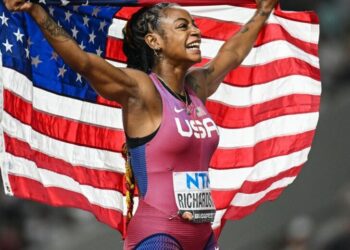 American Athlete Richardson Seeks Support After Airport Arrest