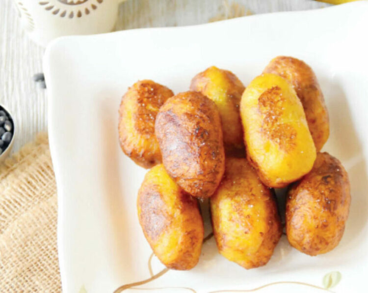 beans-stuffed plantain