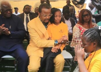 Koroma, Mutfwang, Others Present As Orphans Give Emotional Speech Over Stanel Boss’ Humanitarian Gestures