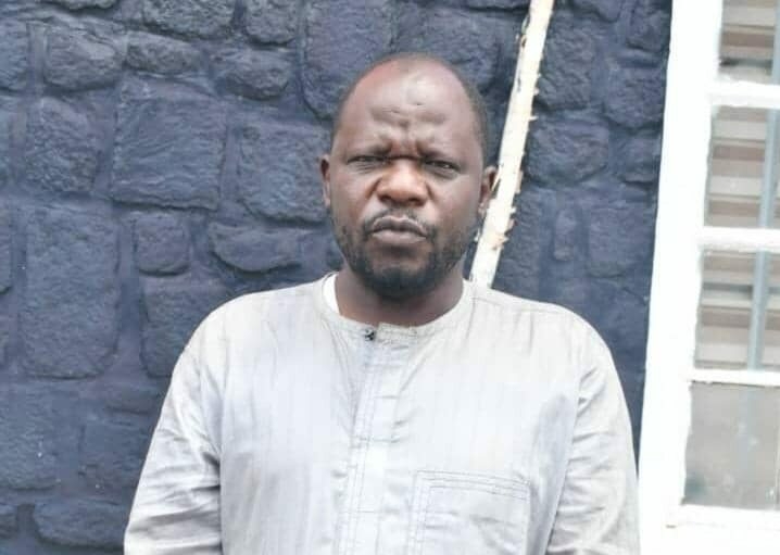 Troops Arrest Fraudster For Impersonating OPSH Personnel 1 The suspect, Musa Ali.