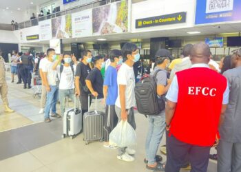 PICTORIAL: Nigeria Deports 51 More Foreigners Jailed For Cyberterrorism, Internet Fraud