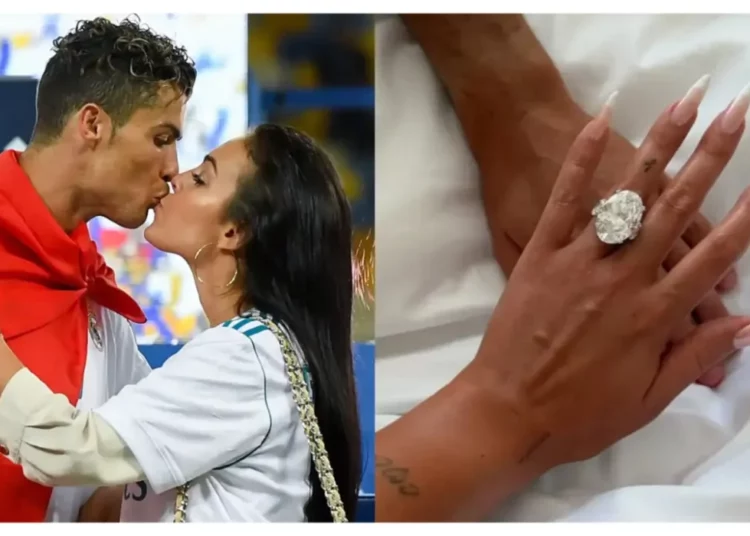 Ronaldos engagement ring
