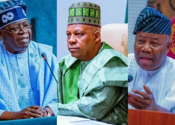 Tinubu, Shettima, Akpabio For GbaramatuVoice 10th Anniversary