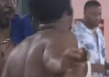 BBNaija10: Tension As Denari, Otega Clash Over Piece Of Chicken