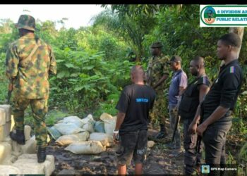PICTORIAL: Troops Arrest 69 Suspected Oil Thieves In Niger Delta