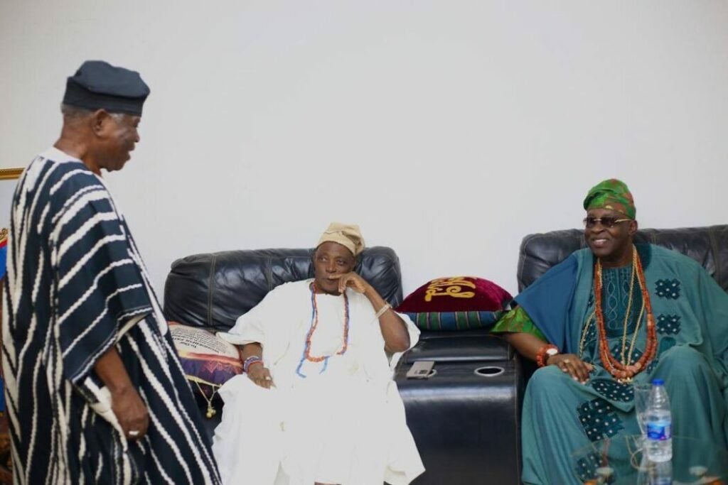 Soun Of Ogbomoso Visits Olubadan-designate Oba Ladoja