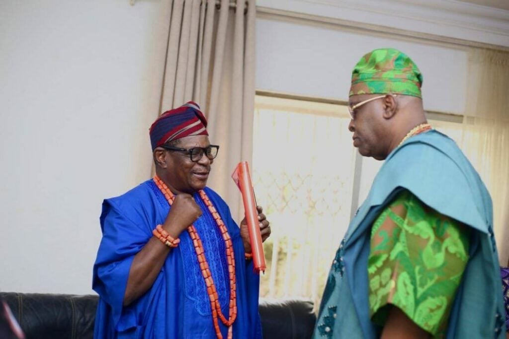 Soun Of Ogbomoso Visits Olubadan-designate Oba Ladoja
