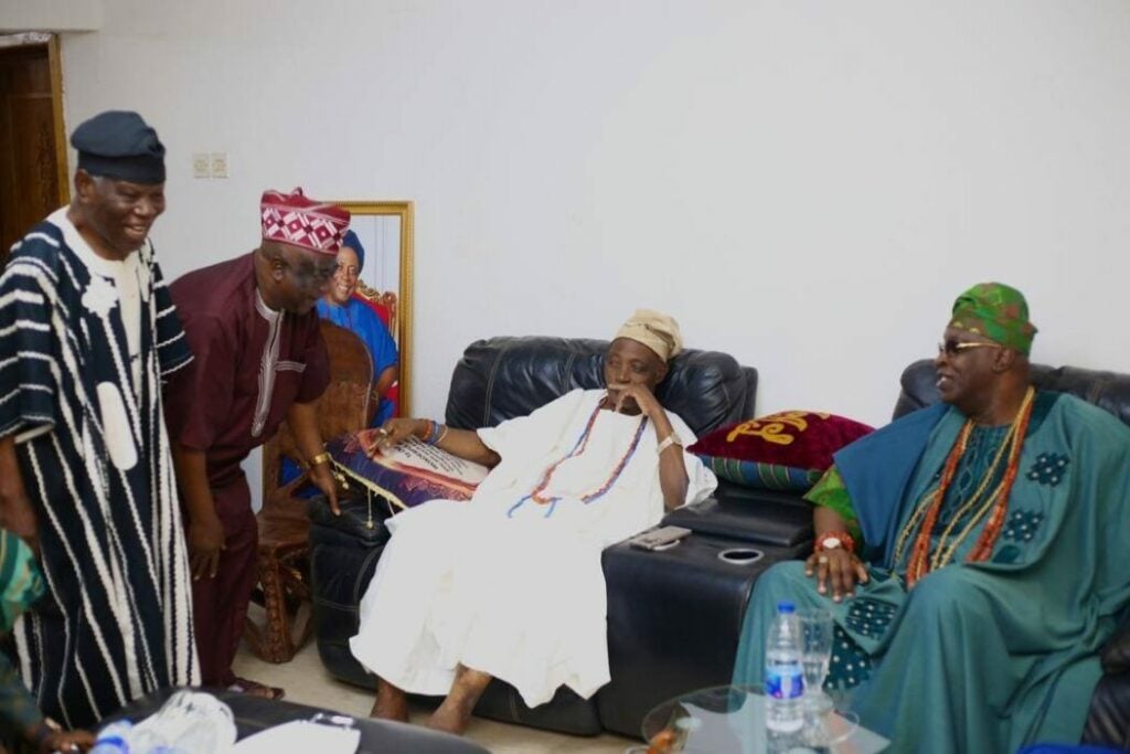 Soun Of Ogbomoso Visits Olubadan-designate Oba Ladoja