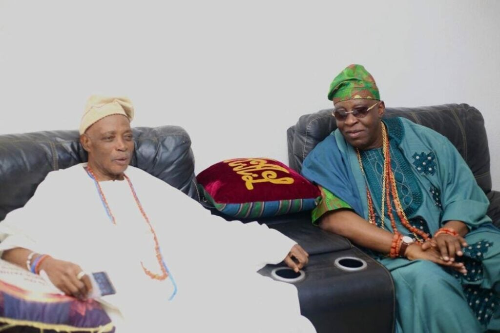 Soun Of Ogbomoso Visits Olubadan-designate Oba Ladoja
